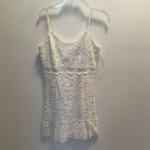 Aqua lace dress size medium
